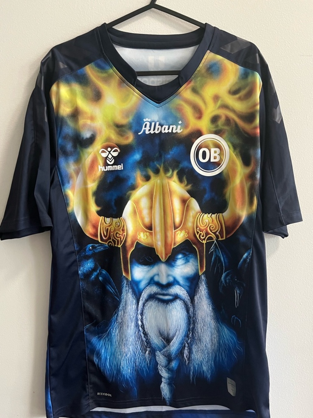 OB Odense Rare Hummel Viking Soccer Training Jersey Size Small